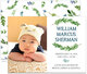 Blue Bud Photo Birth Announcements Image 3 of 3